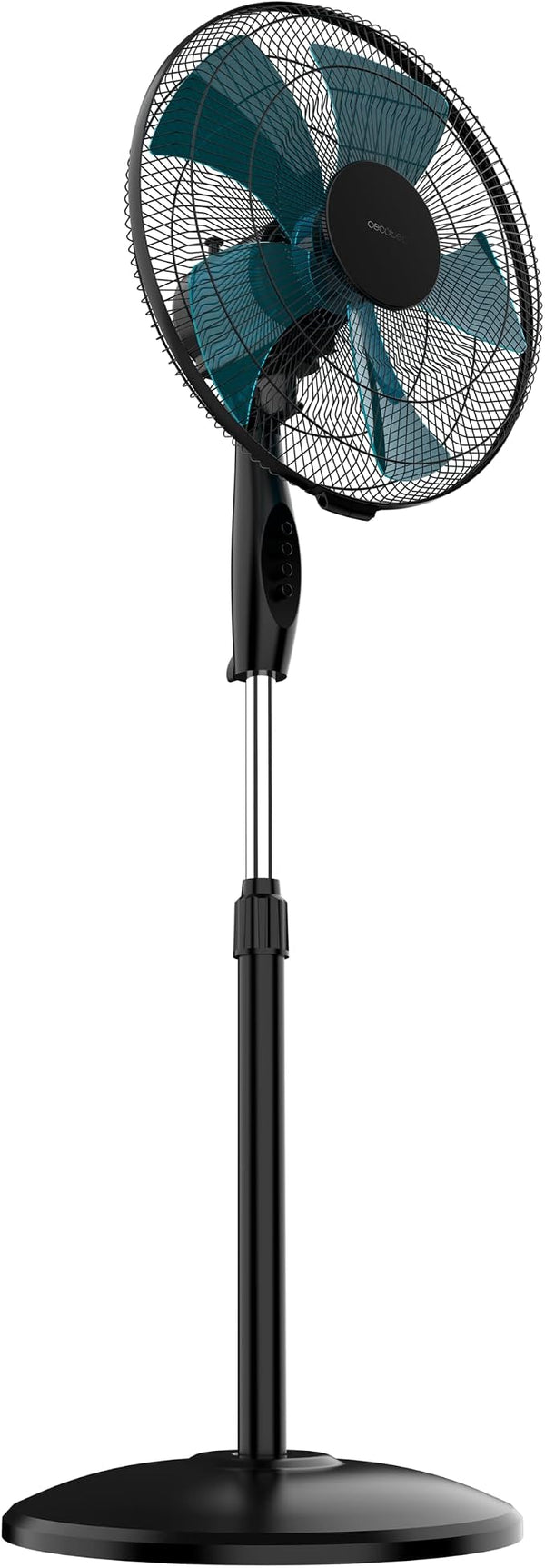 Cecotec EnergySilence 515 WindLite Pro Pedestal Fan, 56 W Power, 40 cm Diameter, 5 Aerodynamic Blades, 3 Speed Levels, Automatic Oscillation, Telescopic Rod and Secure Stand