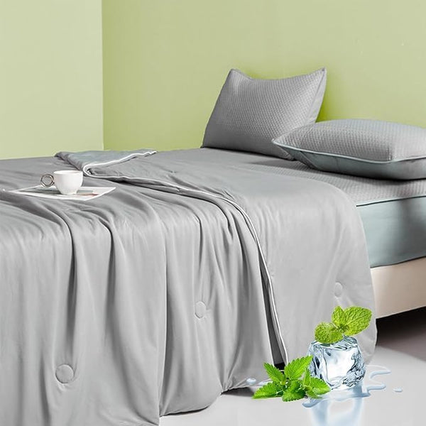 Snrtevu Ice Blanket, Chill Blanket, Cooling Blanket for Summer, Ultimate Cooling Blanket for Summer, Very Light and Fluffy, A-Level Standard, Naturally Cool (06.150 × 200 cm)