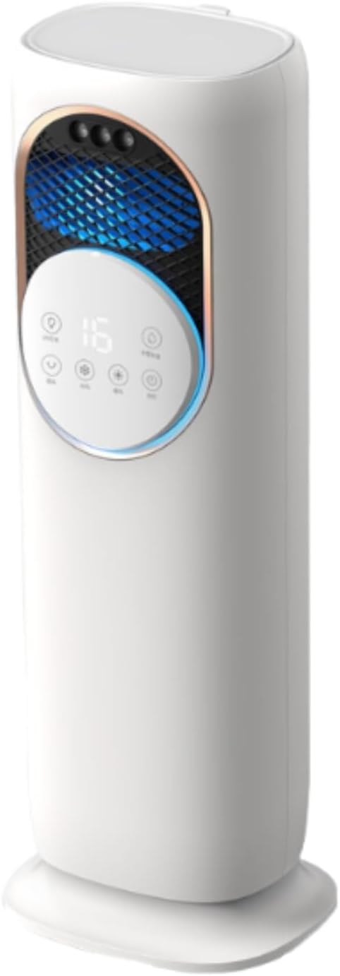 Fzaqwen Tragbarer Standgerät Raumluftkühler mit Display Und Touch-timer Modern Im Alltag für Wohnzimmer Büro Schlafräume [Energy Class A]