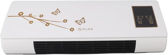 Jerys Wall Air Conditioner, Timer Function from 1 to 6 Hours, Cooling Wall Heater for Bathroom